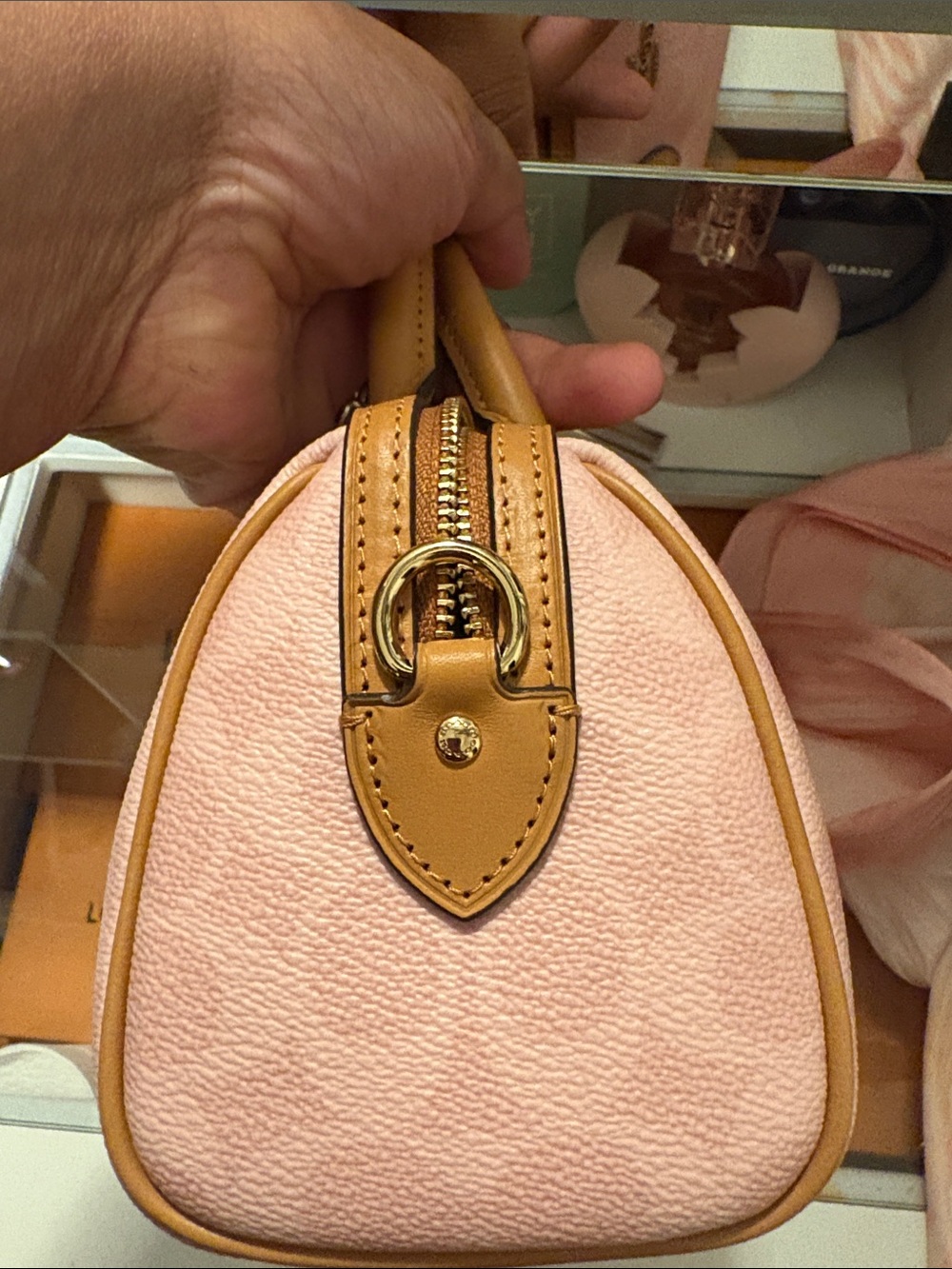Authentic Coach mini Rowan in Powder Pink - Picture 6 of 6